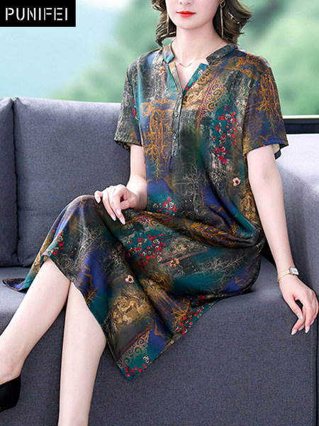 เดรสวัยผู้ใหญ่40-60ปี เดรสคุณแม่ ชุดเดรสทำงานวัยผู้ใหญ่ แบรนด์ MAMA DRESS