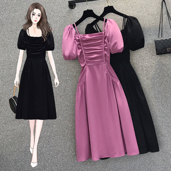 เดรสคนอ้วน เดรสสาวอวบ ชุดเดรสคนอ้วนวัยรุ่น BY PLUS SIZE Girl