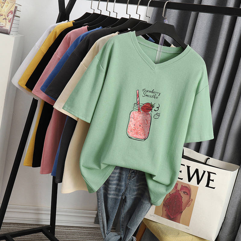 เสื้อโอเวอร์ไซส์เกาหลี เสื้อยืดพลัสไซส์ เสื้อยืดคนอ้วน เสื้อยืดโอเวอร์ไซส์ผู้หญิง