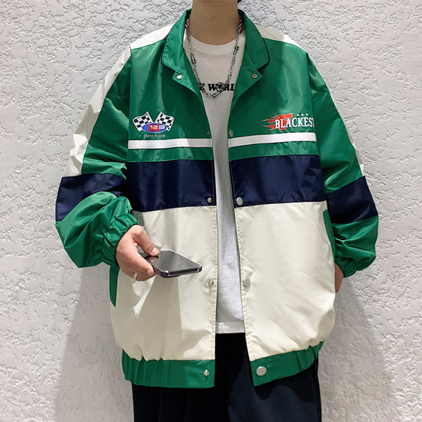 เสื้อแจ็คเก็ตเบสบอล เสื้อคลุม เสื้อแขนยาวสไตล์เกาหลี