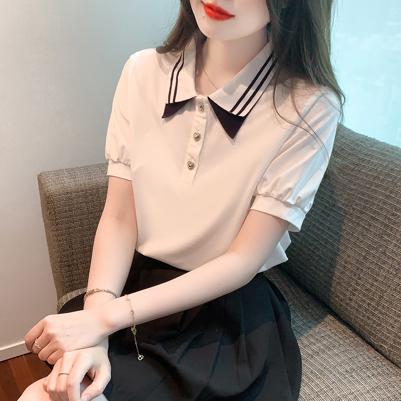 เสื้อผ้าวัยรุ่นเกาหลี เสื้อยืดวัยรุ่นผู้หญิง มีขนาด S M L XL