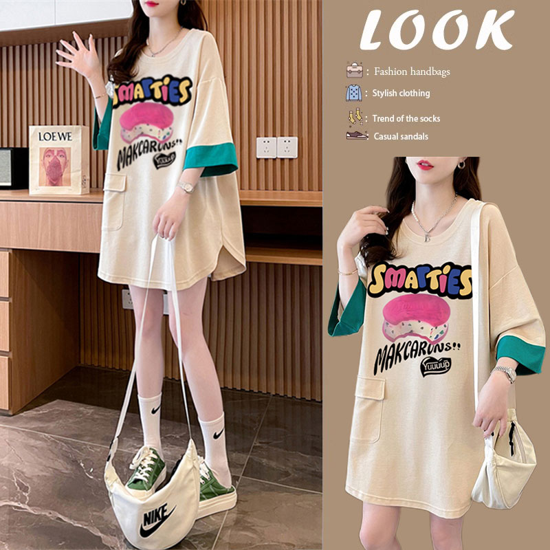 เสื้อยืดคนอ้วนแบบโอเวอร์ไซส์แบบ ulzzang fashion สนใจทักแชท