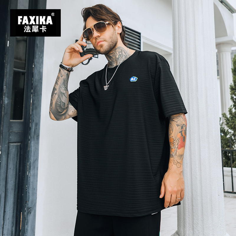 เสื้อยืดผู้ชายอ้วน S-5XL(อกเสื้อ39-51นิ้ว)