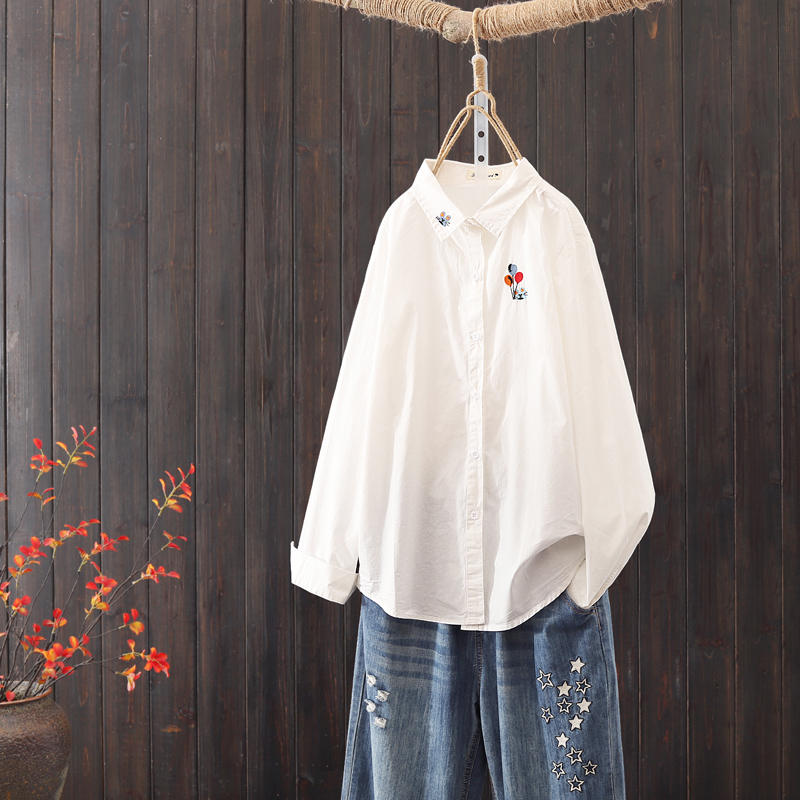 แบบเสื้อสวยๆ เสื้อผ้าฝ้ายลินิน เสื้อเชิ้ตผ้าลินิน
