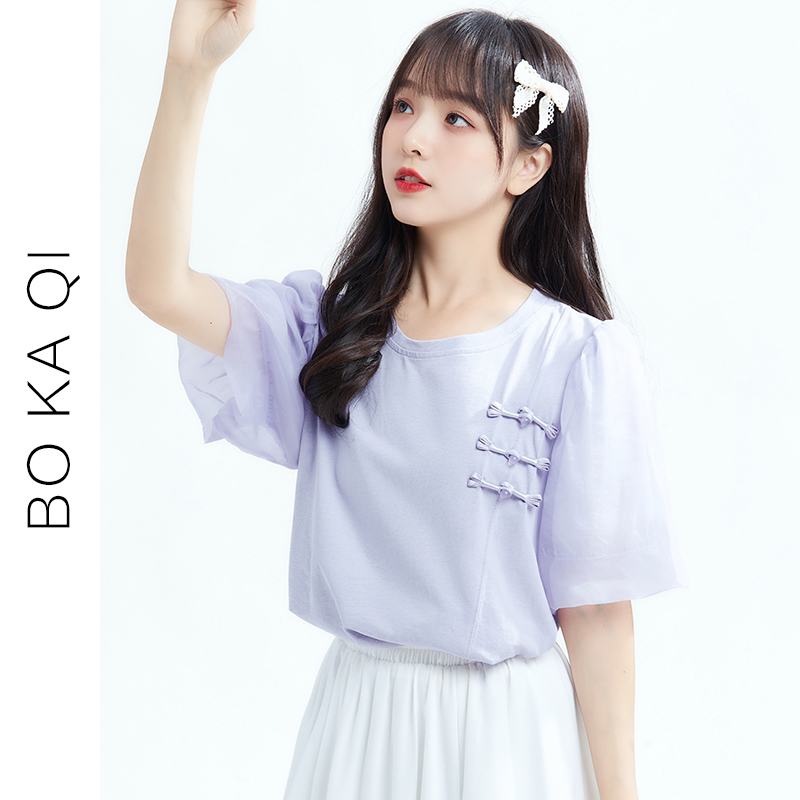 เสื้อผ้าวัยรุ่นเกาหลี เสื้อยืดวัยรุ่นผู้หญิง มีขนาด S M L XL