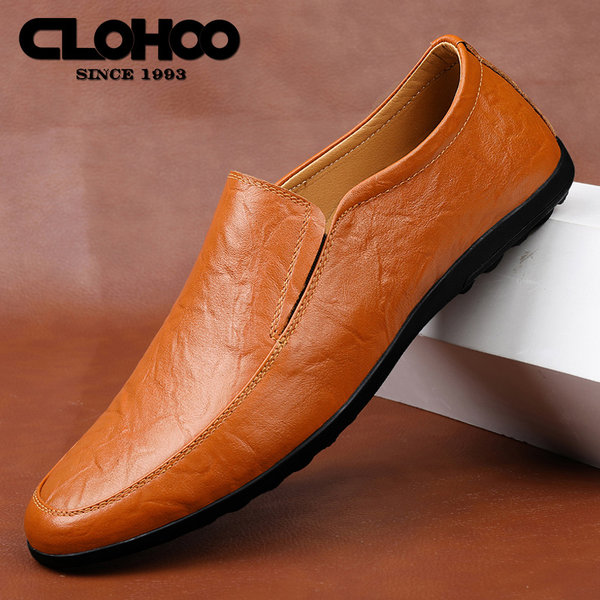รองเท้าหนังผู้ชาย มีไซส์39-44 รองเท้าโลฟเฟอร์ชาย Slip-On Shoes