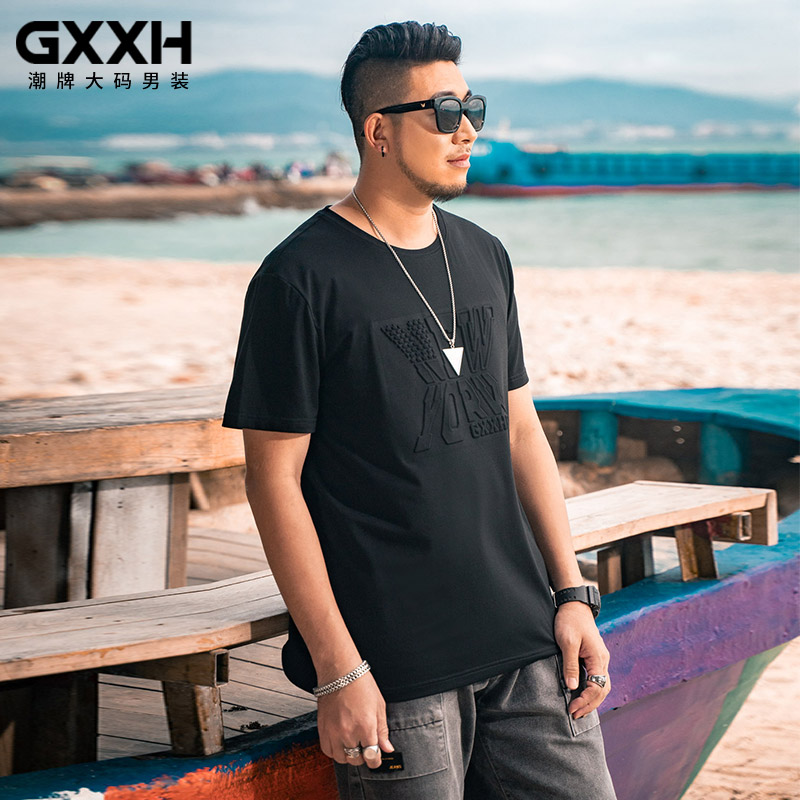 เสื้อยืดผู้ชายอ้วน S-5XL(อกเสื้อ39-51นิ้ว)