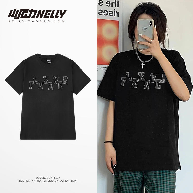 เสื้อยืดคอกลม ผู้ชาย เสื้อยืดผู้ชายเกาหลี เสื้อยืดเกาหลี แบรนด์ NELLY