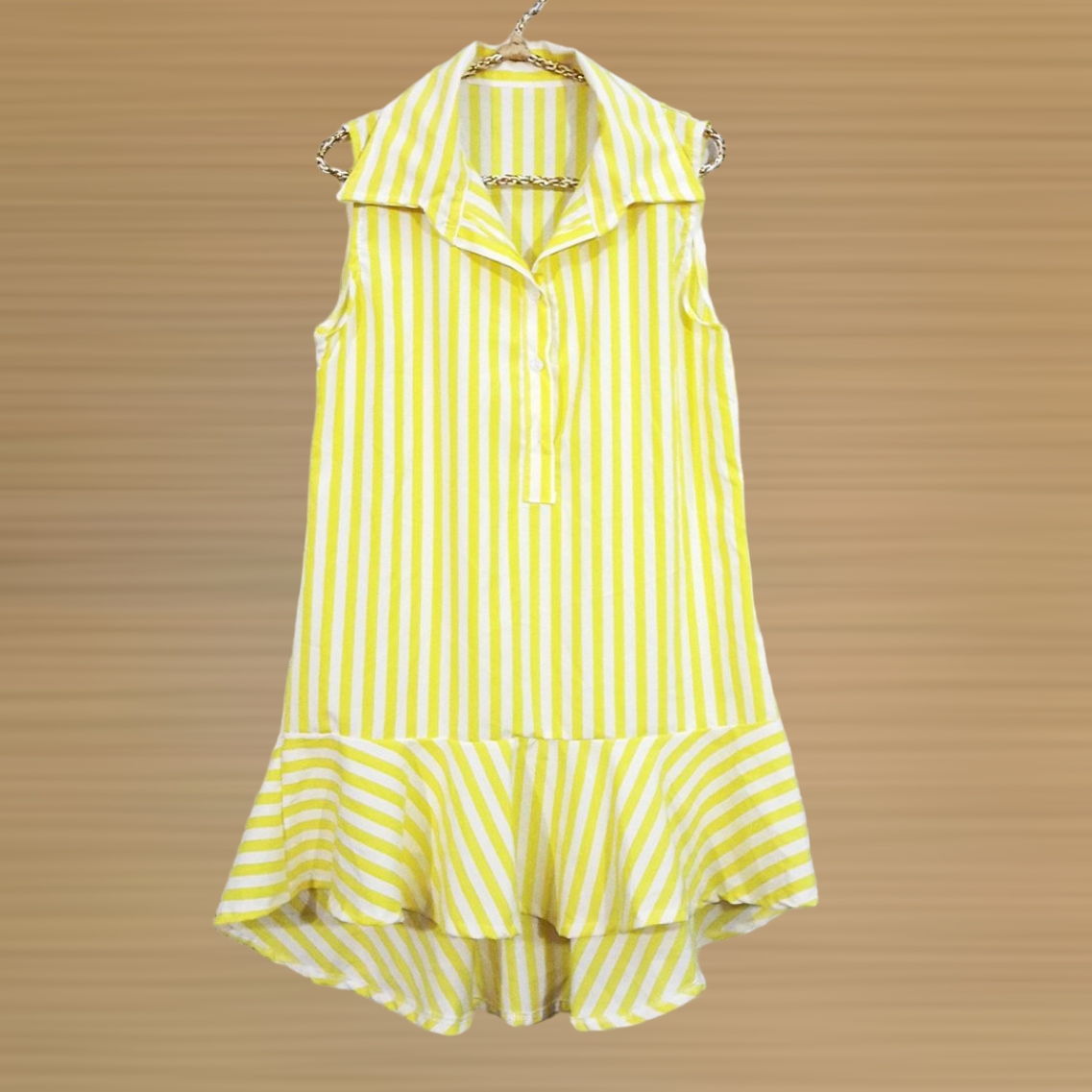 Dress3417-3422 เดรสเชิ้ตชายระบายลายริ้วใหญ่ ผ้าไหมอิตาลีเนื้อนิ่ม งานน่ารักผ้าเนื้อดีใส่สบาย