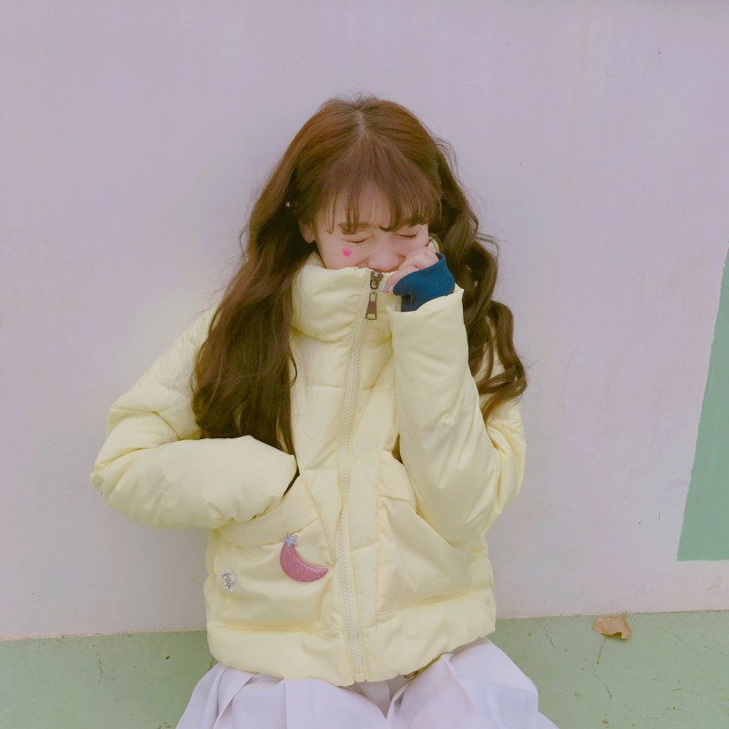 เสื้อกันหนาว ตัวสั้น สีเหลืองน่ารักมาๆ งานจริงตามแบบเลยจ้า