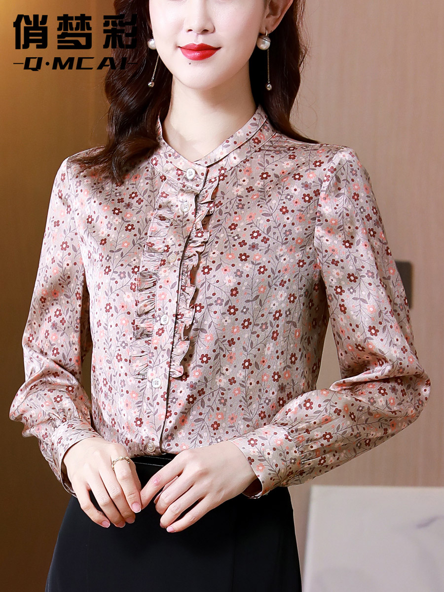 เสื้อเชิ้ต เสื้อเชิ้ตชีฟอง ลายสวยๆฟรีค่าส่ง