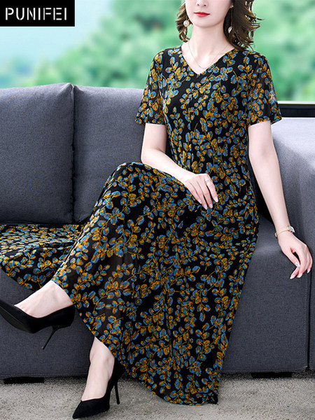 เดรสวัยผู้ใหญ่40-60ปี เดรสคุณแม่ ชุดเดรสทำงานวัยผู้ใหญ่ แบรนด์ MAMA DRESS