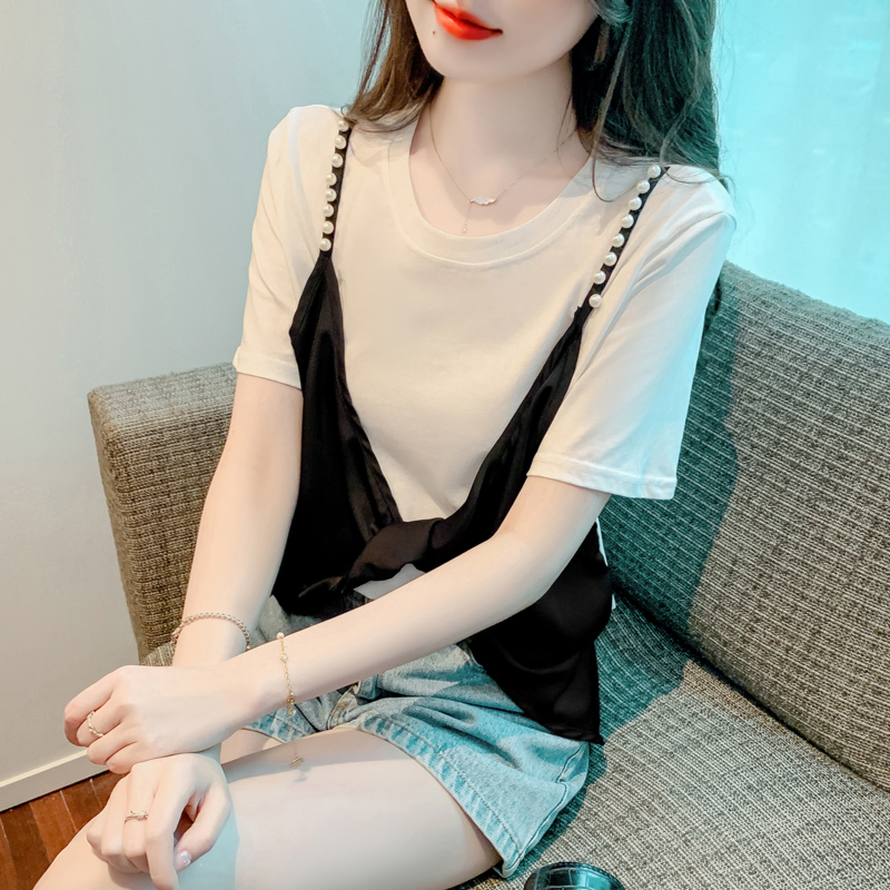 เสื้อผ้าวัยรุ่นเกาหลี เสื้อยืดวัยรุ่นผู้หญิง มีขนาด S M L XL