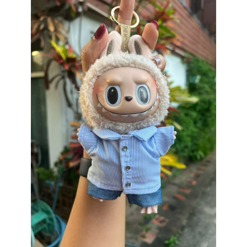 R035 ชุดสำหรับตุ๊กตา Labubu macaron