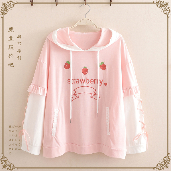 เสื้อผ้าเด็กวัยรุ่น ประมาณ12-17ปี เสื้อสไตล์ญี่ปุ่น Mori Girl สไตล์สดใสน่ารักคิกขุ Mori Girl