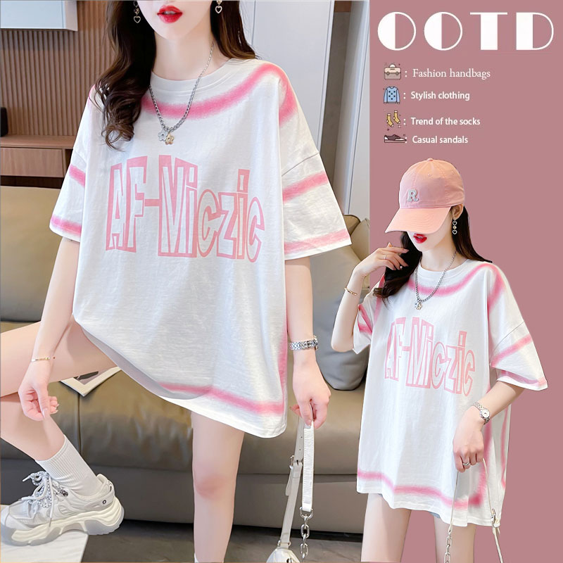 เสื้อยืดคนอ้วนแบบโอเวอร์ไซส์แบบ ulzzang fashion สนใจทักแชท