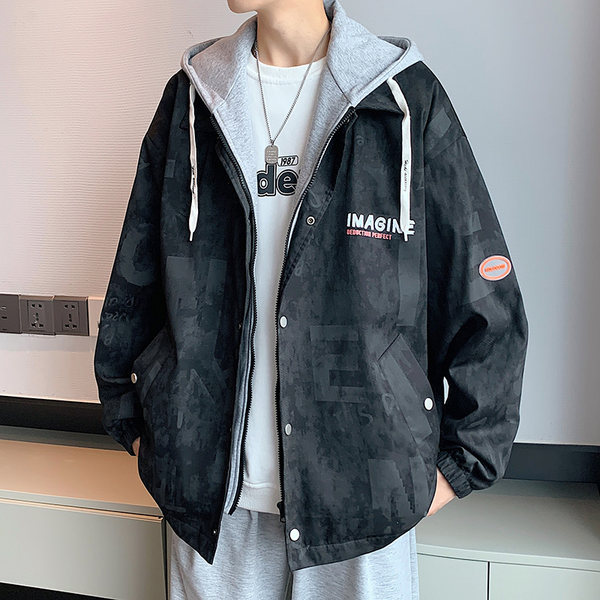เสื้อแจ็คเก็ตเบสบอล เสื้อคลุม เสื้อแขนยาวสไตล์เกาหลี