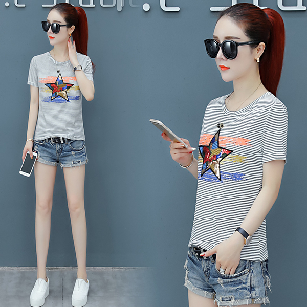 เสื้อผ้าแฟชั่นผู้หญิง เสื้อเชิ้ตแบบฮิตๆ T-shirt ผู้หญิง BY Yiyi