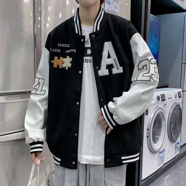 เสื้อแจ็คเก็ตเบสบอล เสื้อคลุม เสื้อแขนยาวสไตล์เกาหลี