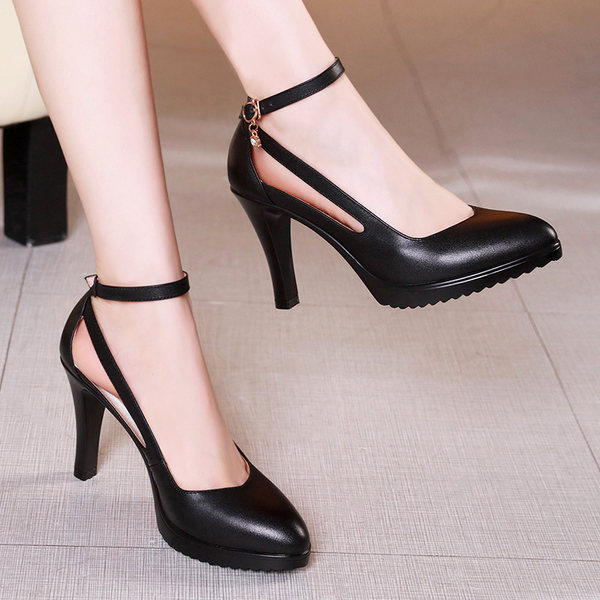 รองเท้าส้นสูงผู้หญิง รองเท้าส้นสูงรัดส้นผู้หญิง ส้นสูงนำเข้า ส้นสูงสวยหรู By Fashion Shoes Cabinat