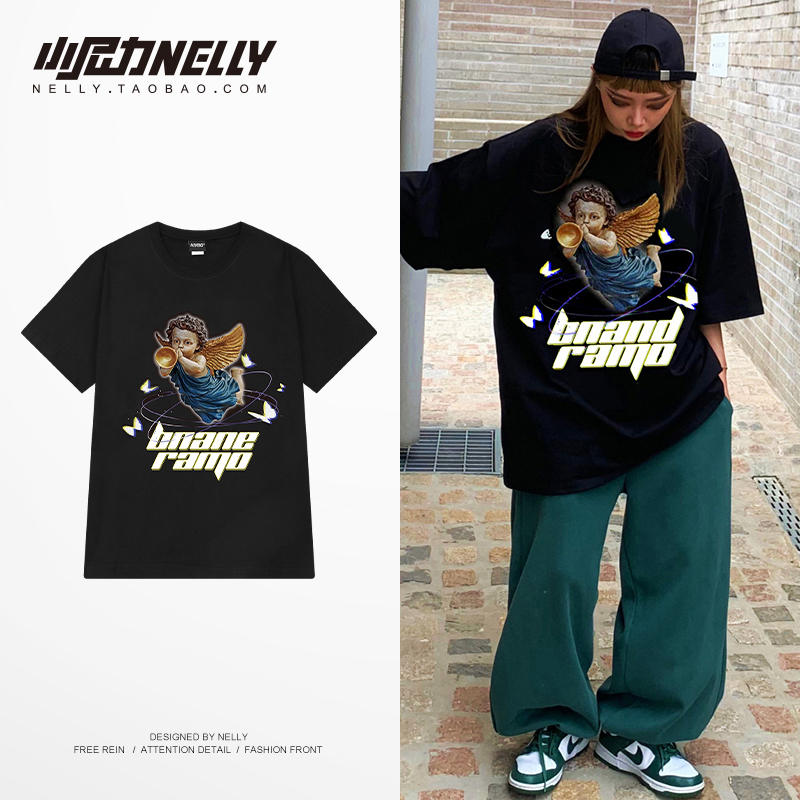 เสื้อยืดคอกลม ผู้ชาย เสื้อยืดผู้ชายเกาหลี เสื้อยืดเกาหลี แบรนด์ NELLY