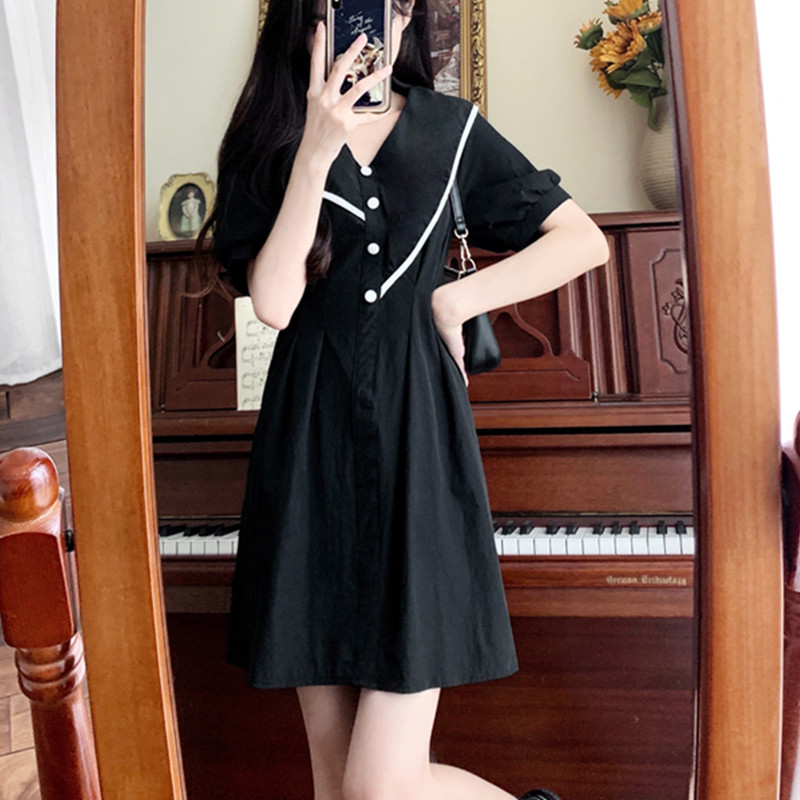 เดรสวัยรุ่น-เดรสคนอ้วนวัยรุ่น L-4XL(อก38-46 นิ้ว)