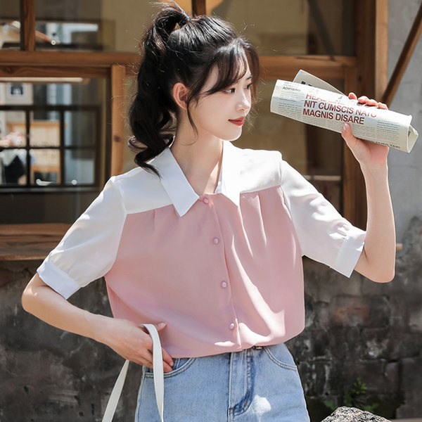เสื้อชีฟองเกาหลี เสื้อชีฟองสวยๆ