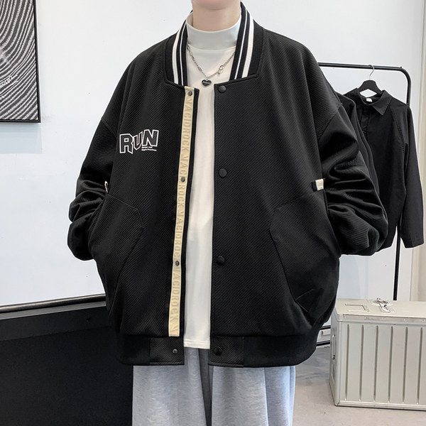 เสื้อแจ็คเก็ตเบสบอล เสื้อคลุม เสื้อแขนยาวสไตล์เกาหลี