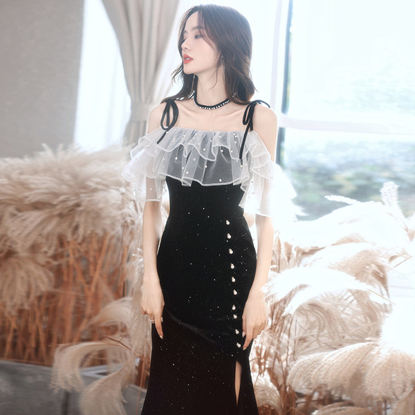 ชุดราตรี ชุดราตรีสวยหรู แบบ ทันสมัย Evening dress
