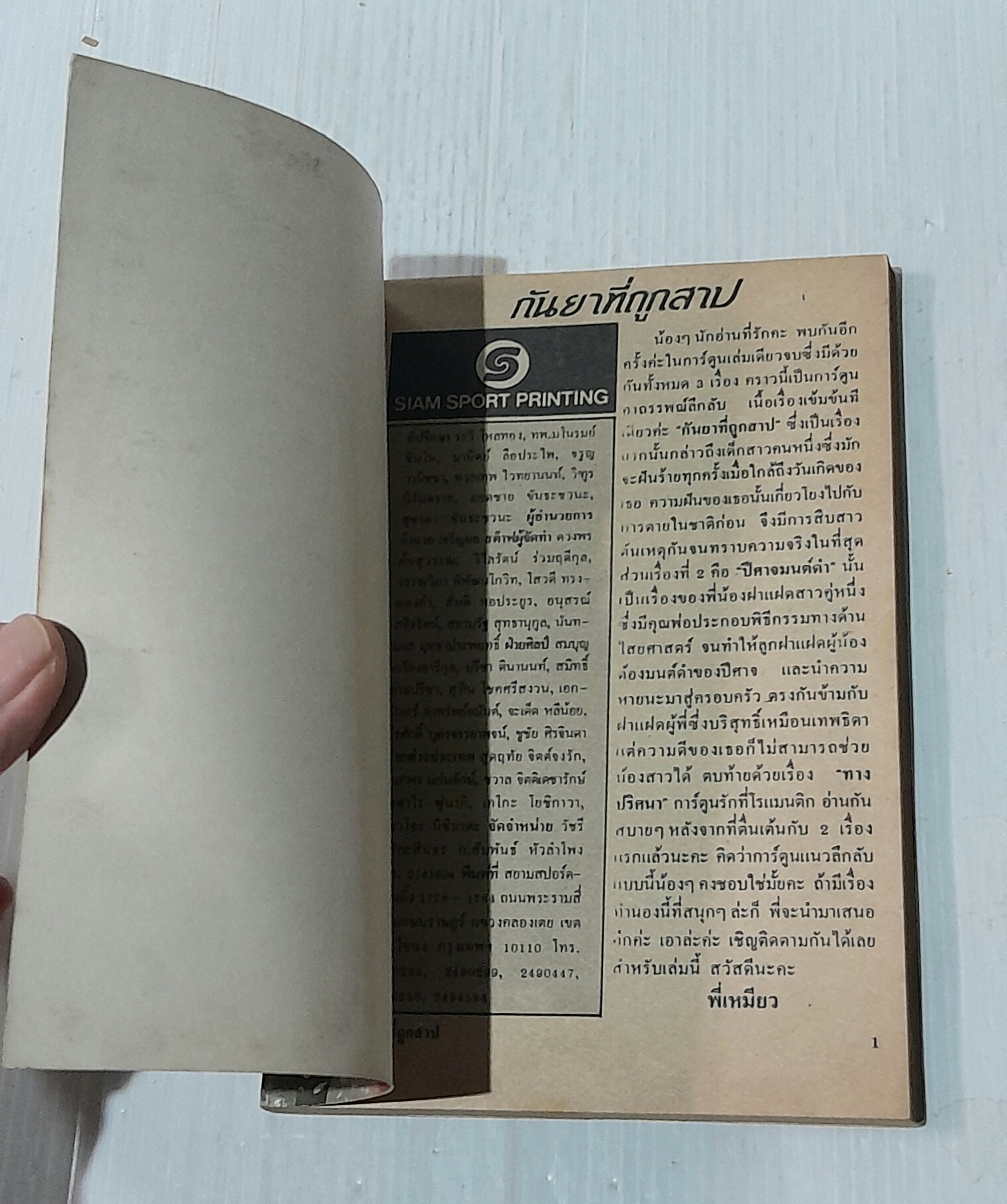 กันยา..ที่..ถูกสาป (เล่มเดียวจบ) / Shino Yokiko