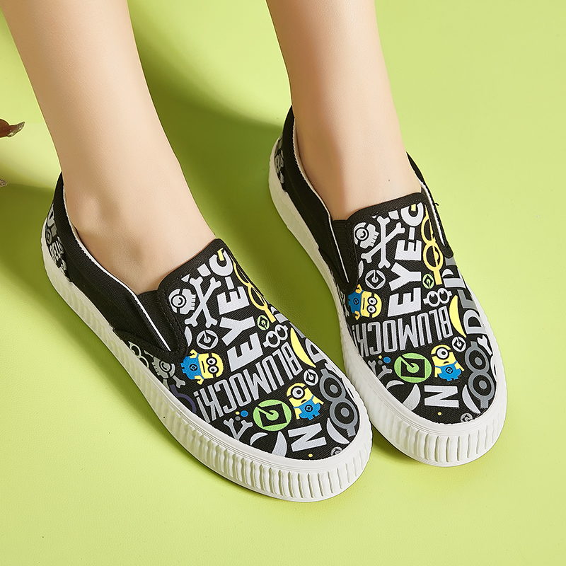 รองเท้าผ้าใบ รองเท้าลำลอง รองเท้าผ้าใบลำลอง รองเท้าแฟชั่นแบบสวม Slipper Shop