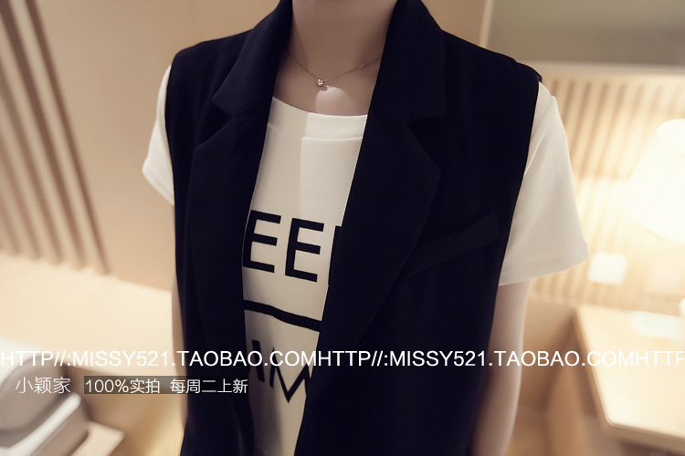 เสื้อคลุมแฟชั่นแขนกุด ตัวยาว เกาหลีมากๆ เรียกได้ว่างานดีแบบเก๋จ้า พร้อมส่งเลยน๊าา ดำ