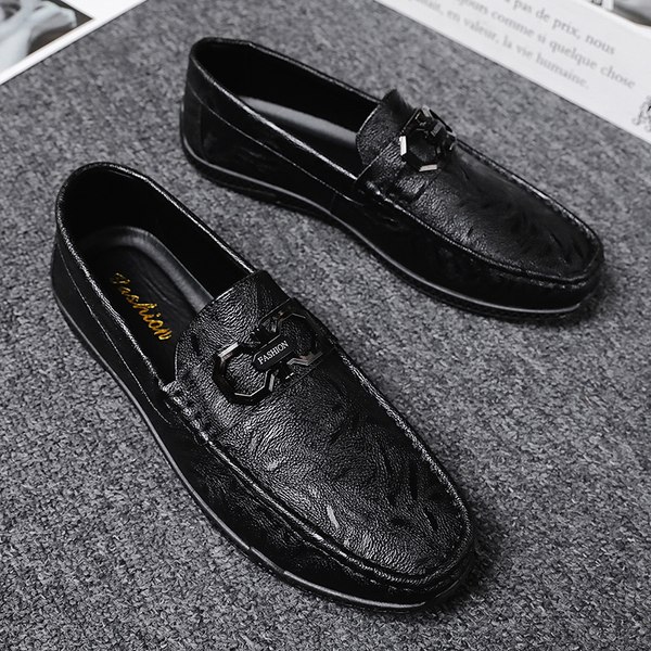 รองเท้าหนังผู้ชาย มีไซส์39-44 รองเท้าโลฟเฟอร์ชาย Slip-On Shoes