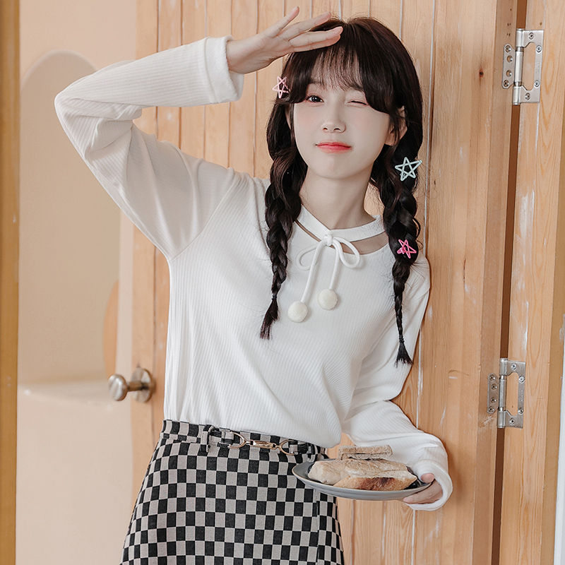 เสื้อผ้าวัยรุ่นเกาหลี เสื้อยืดวัยรุ่นผู้หญิง มีขนาด S M L XL
