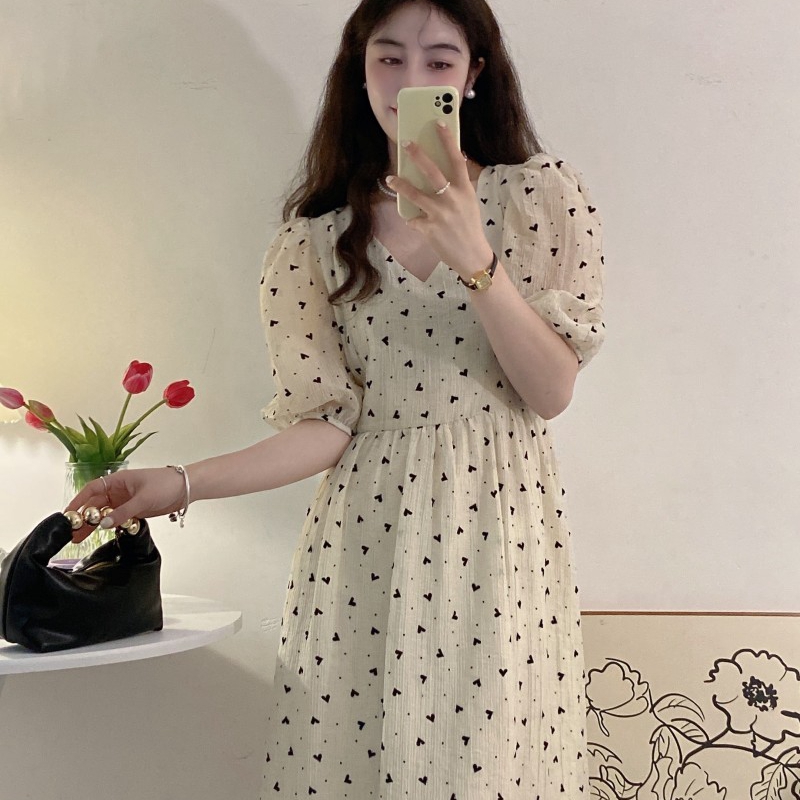 เดรสวัยรุ่น-เดรสคนอ้วนวัยรุ่น L-4XL(อก38-46 นิ้ว)