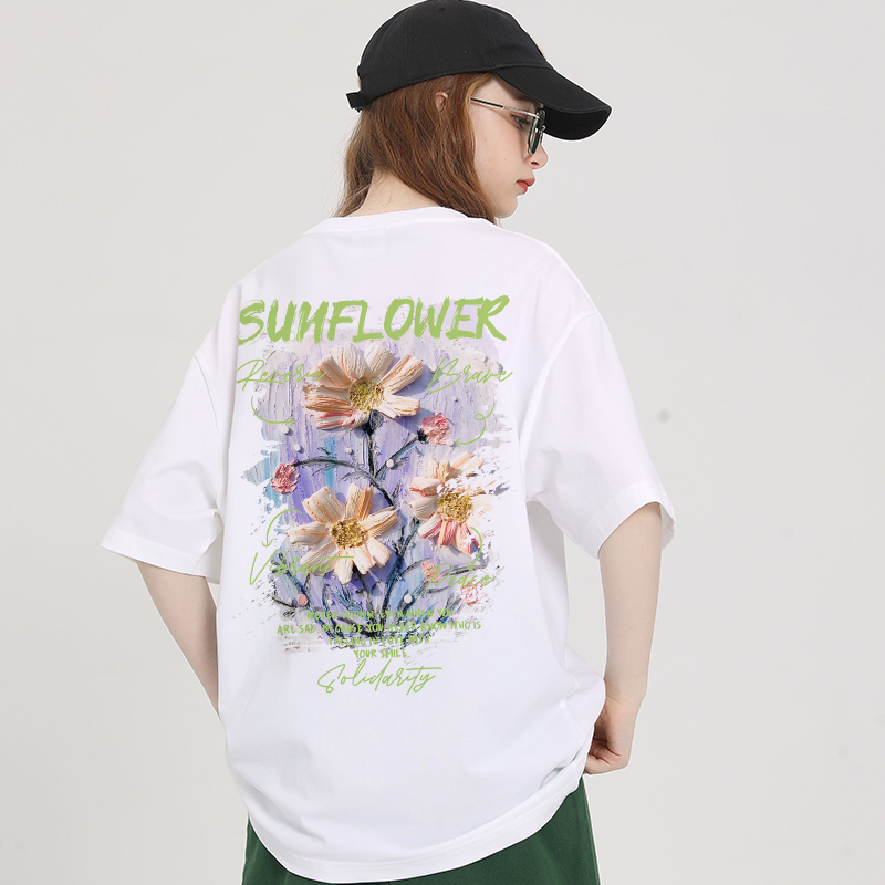 เสื้อผ้าวัยรุ่นเกาหลี เสื้อยืดวัยรุ่นผู้หญิง มีขนาด S M L XL