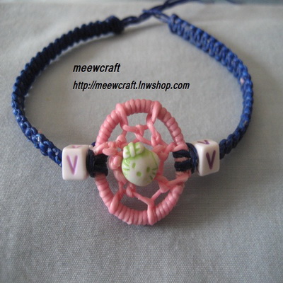 สร้อยข้อมือตาข่ายดักฝัน #Dm009 size7.5"