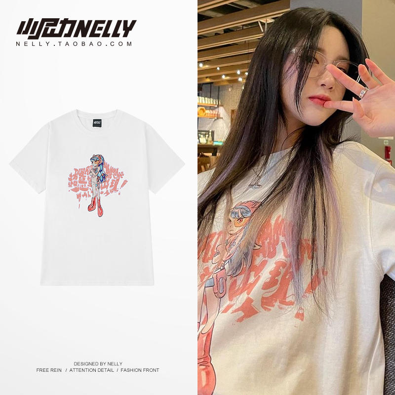 เสื้อยืดคอกลม ผู้ชาย เสื้อยืดผู้ชายเกาหลี เสื้อยืดเกาหลี แบรนด์ NELLY