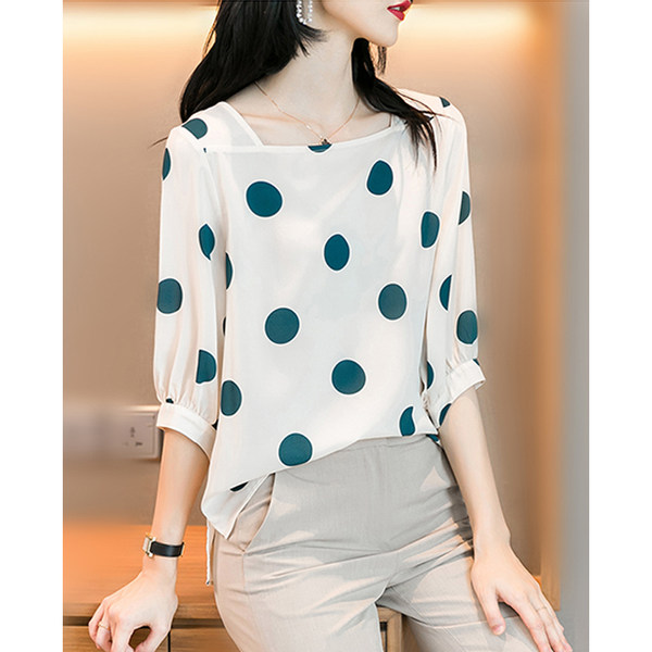 เสื้อชีฟองเกาหลี เสื้อชีฟองสวยๆ