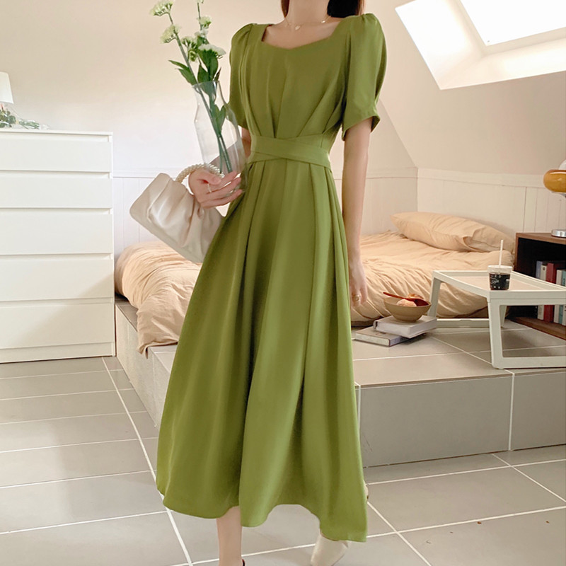 เดรสวัยรุ่น-เดรสคนอ้วนวัยรุ่น L-4XL(อก38-46 นิ้ว)
