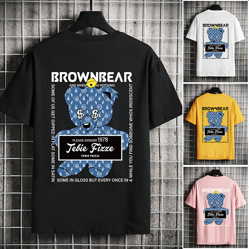 เสื้อยืดผู้ชายอ้วน M-5XL