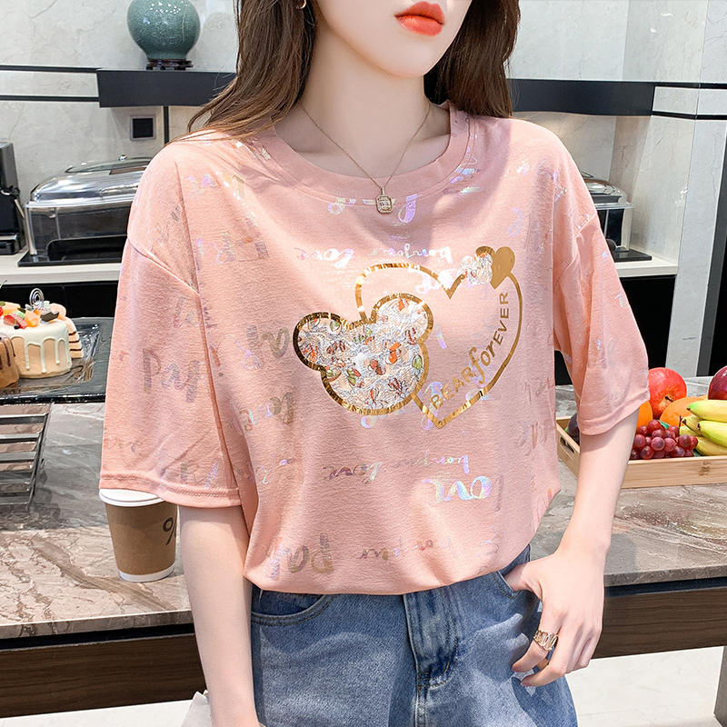 เสื้อยืดวัยรุ่นน่ารักๆ เสื้อวัยรุ่นแขนสั้น เสื้อผ้าวัยรุ่นเกาหลี แบรนด์ Wiyike