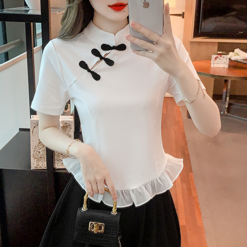 เสื้อผ้าวัยรุ่นเกาหลี เสื้อยืดวัยรุ่นผู้หญิง มีขนาด S M L XL