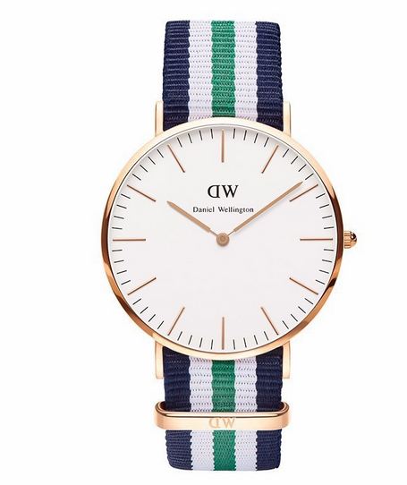 นาฬิกาข้อมือ ผู้หญิง ผู้ชาย ใส่ได้ นาฬิกาแนว Sport ผ้าไนลอน ลายทาง สลับสี แบรนด์ จากอังกฤษ นาฬิกา ข้อมือ มีดีไซน์ ของขวัญให้แฟน 355359