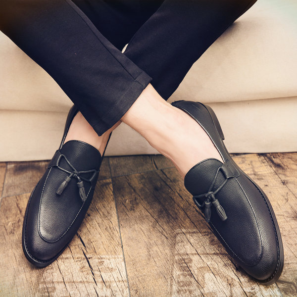 รองเท้าหนังผู้ชาย มีไซส์39-44 รองเท้าโลฟเฟอร์ชาย Slip-On Shoes