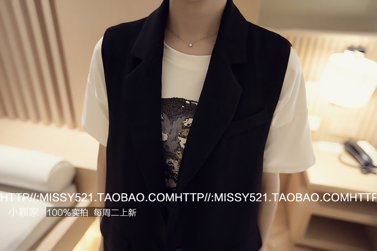 เสื้อคลุมแฟชั่นแขนกุด ตัวยาว เกาหลีมากๆ เรียกได้ว่างานดีแบบเก๋จ้า พร้อมส่งเลยน๊าา ดำ