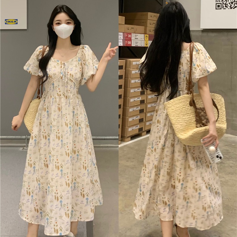 เดรสแขนสั้น มีไซส์ L-4XLอก 38-47 นิ้ว ใส่ได้ทั้งสาวหุ่นดีน่ารักจนถึงสาวอวบพลัสไซส์ จัดส่งฟรี! ทักแชทสั่งซื้อ