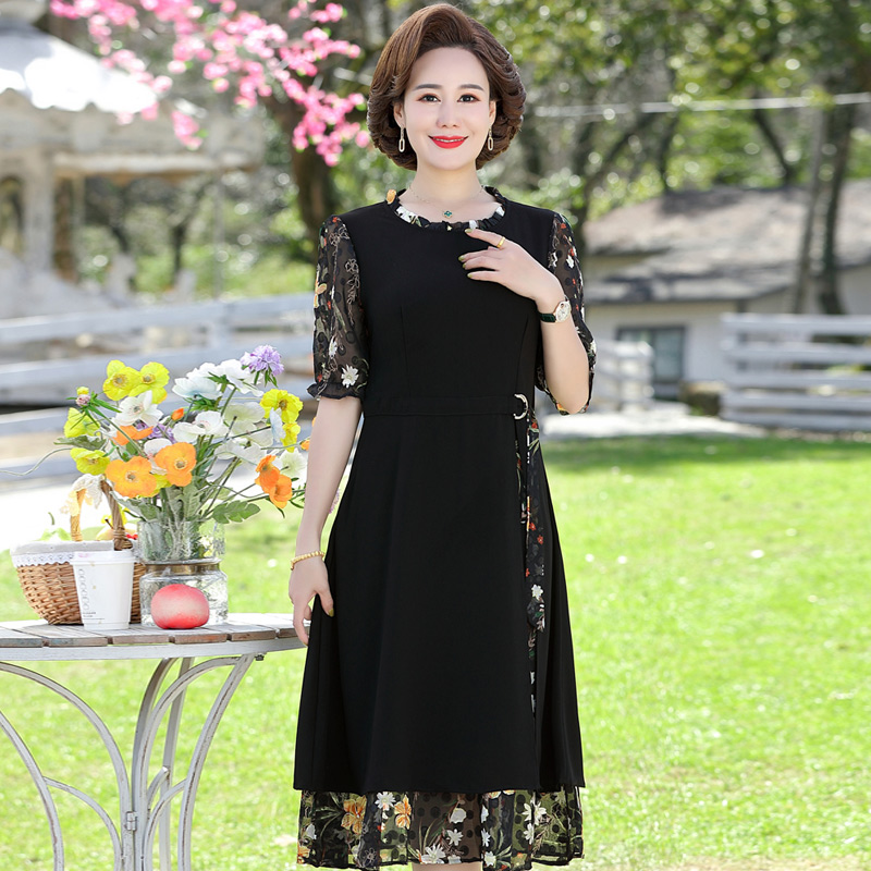 เดรสวัยผู้ใหญ่40-60ปี เดรสคุณแม่ ชุดเดรสทำงานวัยผู้ใหญ่ แบรนด์ MAMA DRESS