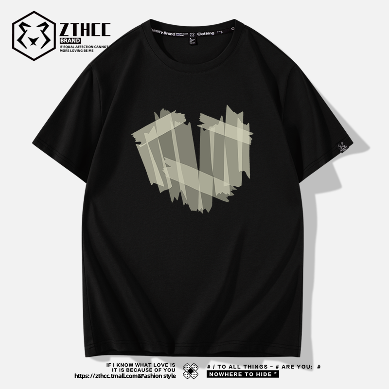 เสื้อยืดผู้ชายอ้วน S-6XLน้ำหนักผู้สวม40-135กิโลกรัมใส่ได้ ส่งฟรี