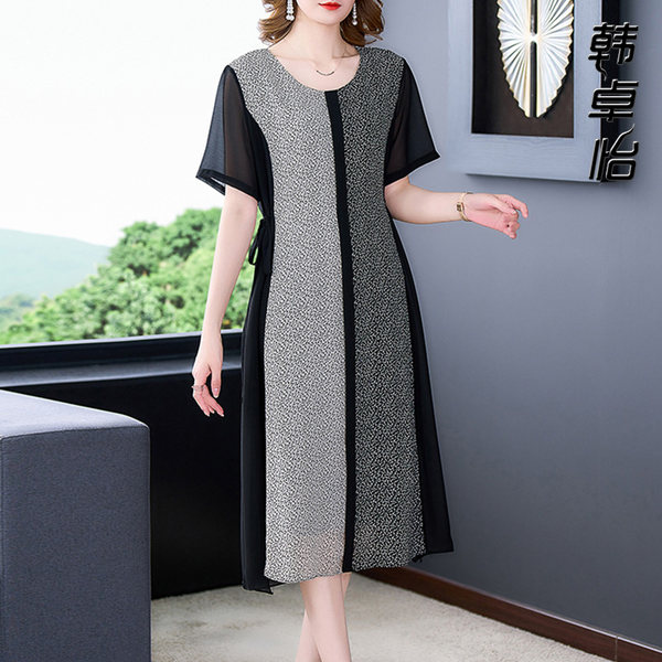 เดรสวัยผู้ใหญ่40-60ปี เดรสคุณแม่ ชุดเดรสทำงานวัยผู้ใหญ่ แบรนด์ MAMA DRESS